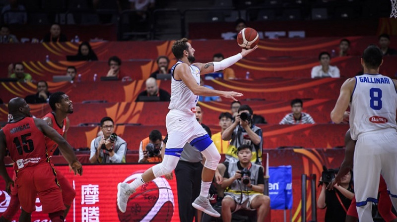 Marko Belinelli un Itālija: Pasaules kausa "Top 16" komanda. Foto: FIBA