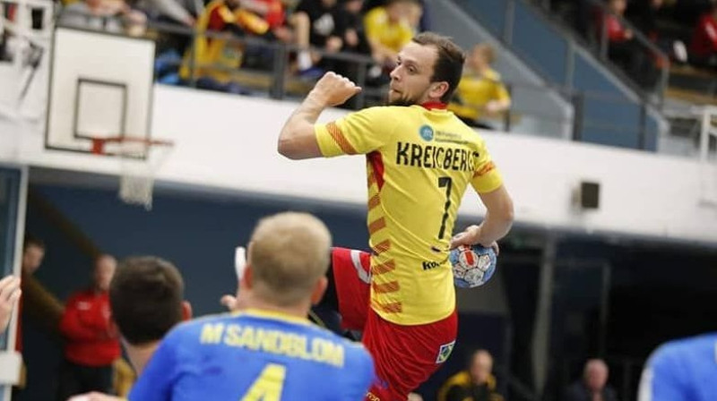 Nils Kreicbergs. Foto: Latvijas Handbola federācija