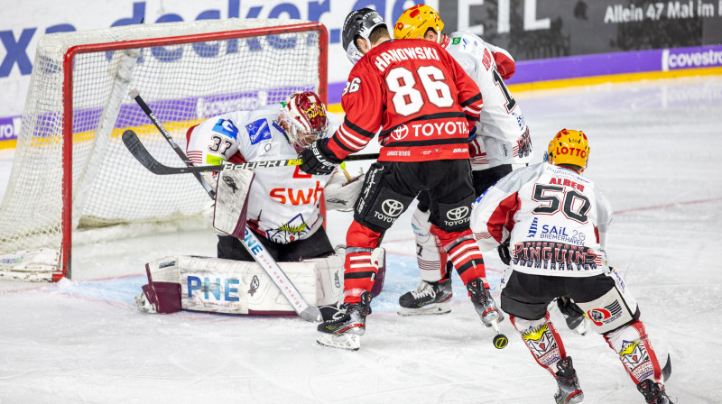 Kristers Gudļevskis darbībā. Foto: imago images/Beautiful Sports/Scanpix