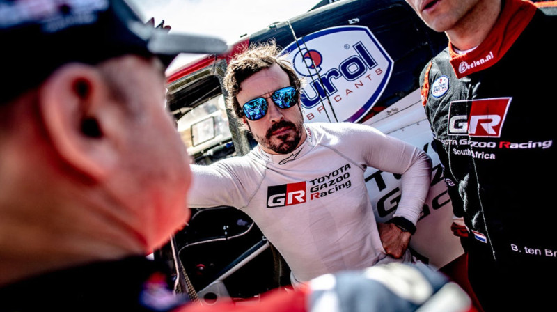 Fernando Alonso. Foto: Dakar.com