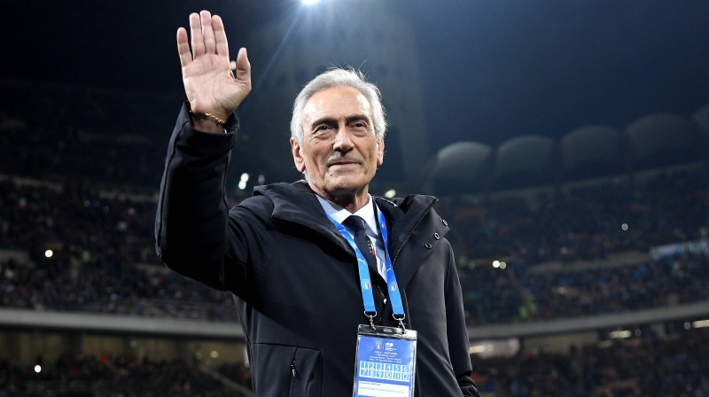 Itālijas Futbola federācijas prezidents Gabriēle Gravīna. Foto: imago/Insidefoto/Scanpix