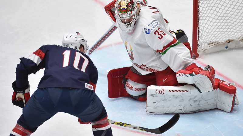 Džordans Šrēders pie Baltkrievijas vārtiem. Foto: AFP/Scanpix