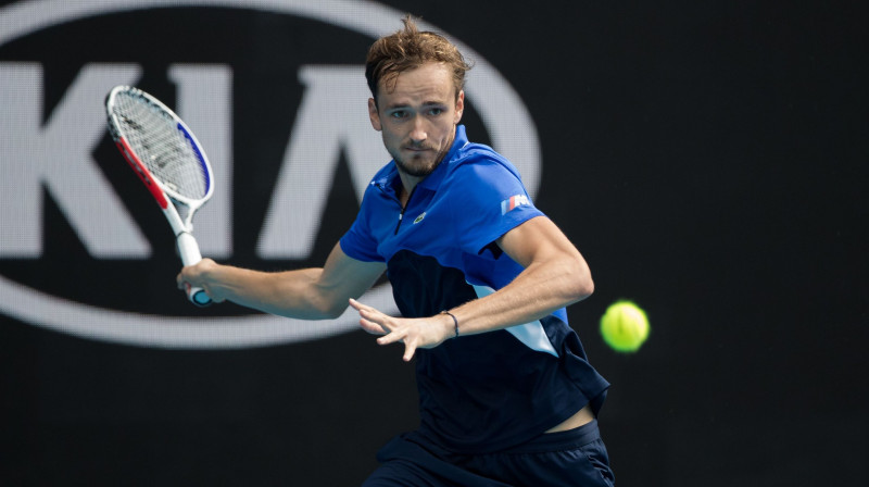 Pagājušā gada finālists Daniils Medvedevs (ATP 5.) būtu bijis rangā augstāk esošais spēlētājs Vašingtonā. Foto: SIPA/Scanpix