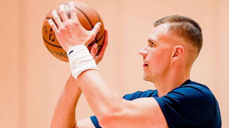 Kristaps Porziņģis. Foto: Dallas Mavericks