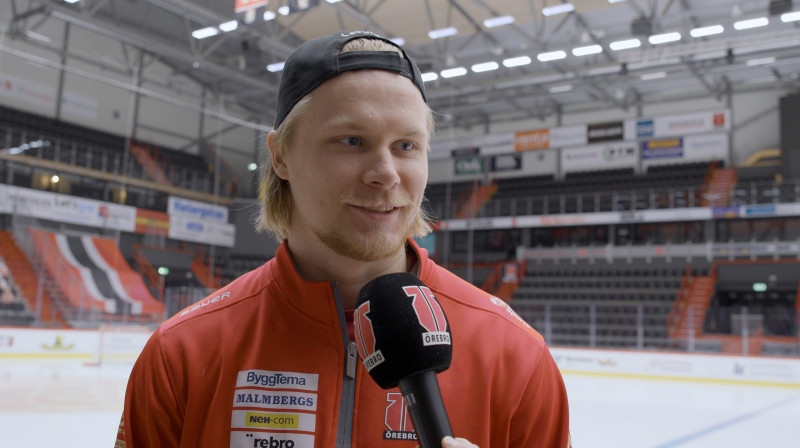 Rodrigo Ābols. Foto: Örebro Hockey