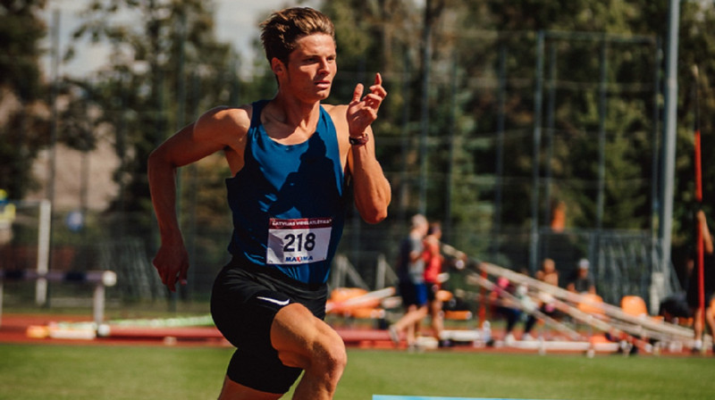 Oskars Grava. Foto: Guntis Bērziņš, athletics.lv