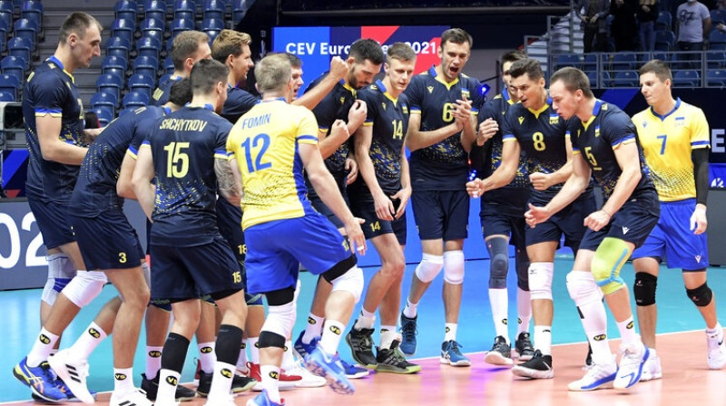 Ukrainas izlase. Foto: CEV EuroVolley