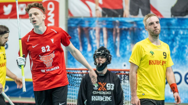 "FBK Valmiera" pret "Rubeni"
Foto: Floorball.lv