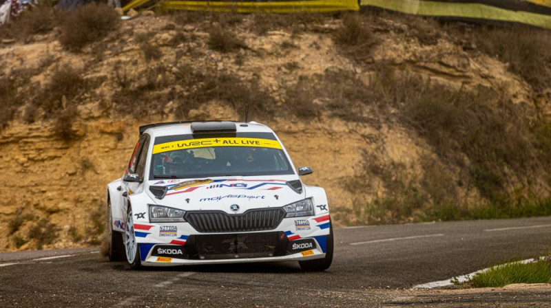 Nikolajs Grjazins pasaules rallija čempionātā. Foto: Vladislav Maschl