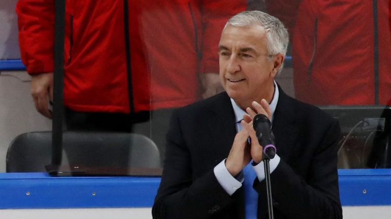 Jaunais IIHF prezidents Liks Tardifs. Foto: Reuters/Scanpix