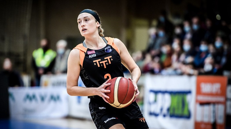 Nikoleta Gildeja: tālmetienos 3/3 un 11 punkti uzvarā pār "Kibirkštis MRU". Foto: EuroLeague Women