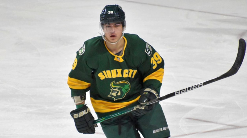 Ralfs Bergmanis. Foto: Brianna Homan/Bryce Griffin/Sioux City Musketeers