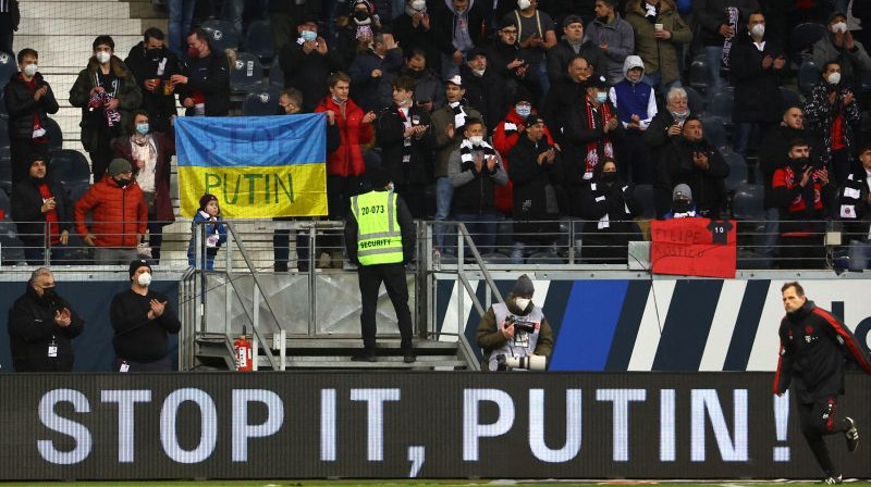 Arī Vācijas Bundeslīga paudusi savu nostāju. Foto: Reuters/Scanpix