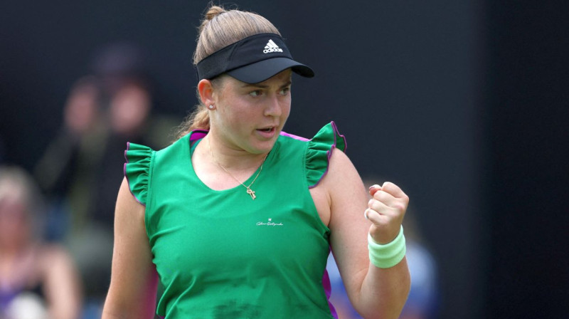 Aļona Ostapenko. Foto: Carl Recine/Reuters/Scanpix