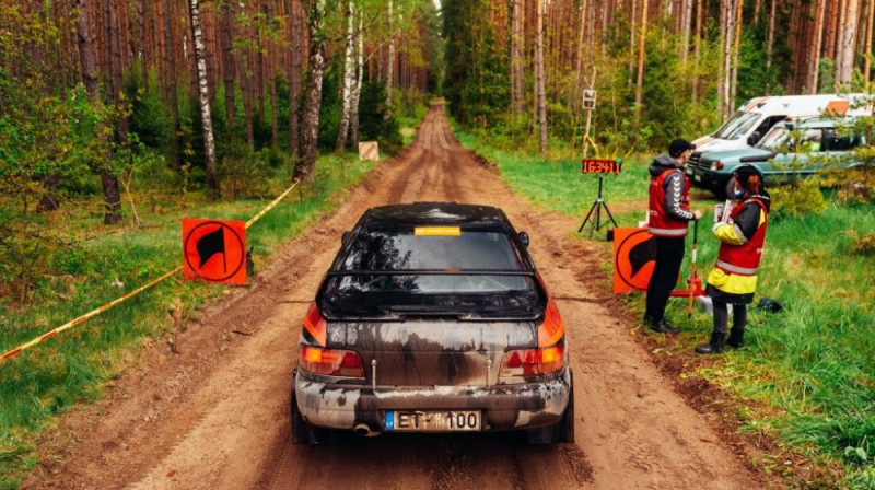 Švarca-Švampāna/Lūkina ekipāža. Foto: VPilkauskas Motors