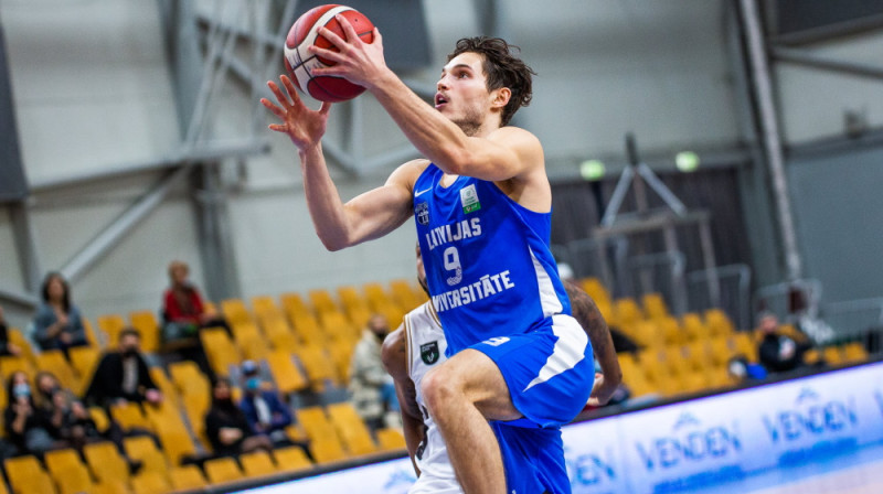 Gustavs Kampuss. Foto: LU basketbols