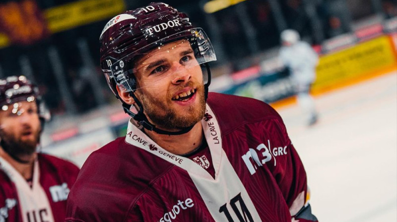Deniss Smirnovs. Foto: Genève-Servette Hockey Club