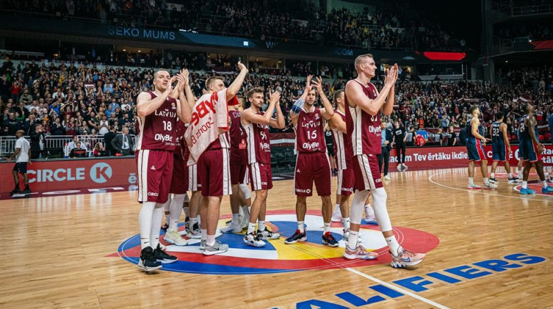 Latvijas basketbola valstsvienība. Foto: FIBA