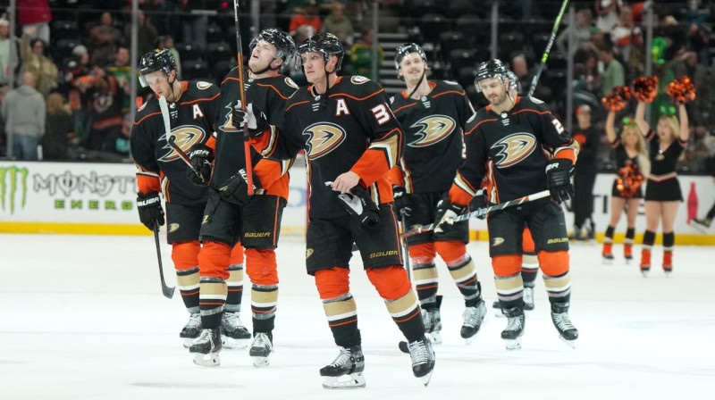 Anaheimas "Ducks" hokejisti. Foto: Kirby Lee/USA Today Sports/Scanpix