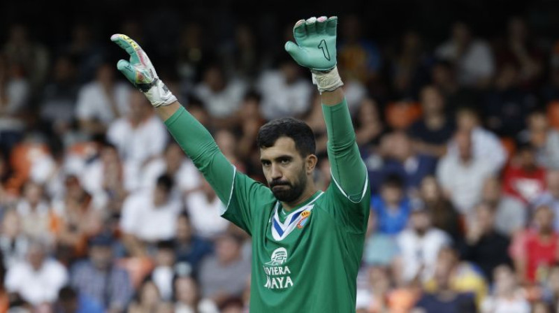 "Espanyol" vārtsargs Fernando Pačeko. Foto: EPA/Scanpix