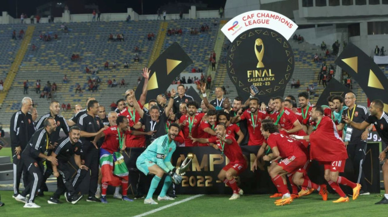 Āfrikas Čempionu līgas uzvarētāja Kairas "Al Ahly". Foto: Al Ahly SC