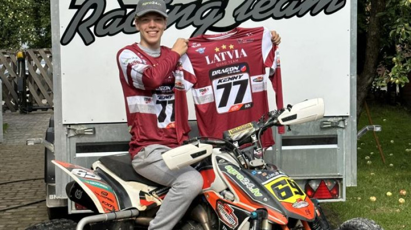 Latvijas čempions Kārlis Neija. Foto: Neija Racing Team