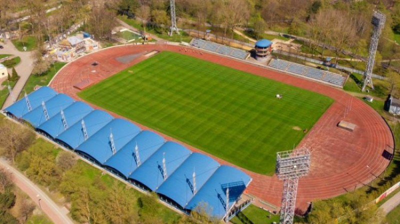 "Daugavas" stadions Liepājā. Foto: LOC