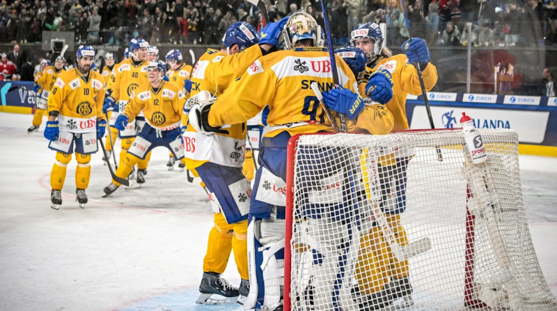 "Davos" hokejisti. Foto: Melanie Duchene/EPA/Scanpix