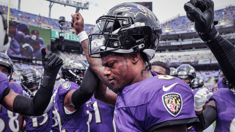 Lamārs Džeksons. Foto: Baltimore Ravens