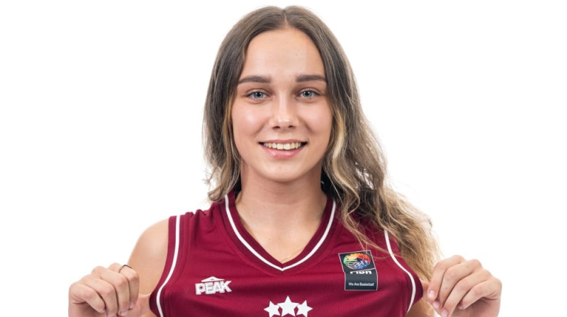 Aleksandra Stepanova 2024. gada 5. jūlijā. Foto: FIBA