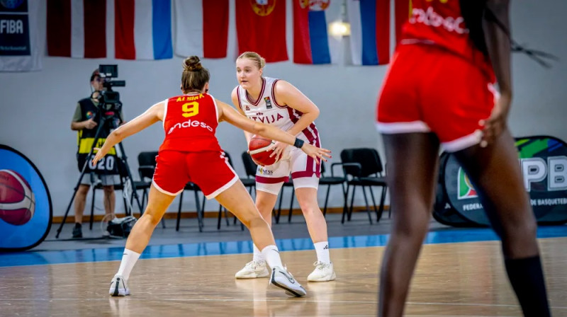 Estere Petrus 2024. gada 5. augustā. Foto: FIBA