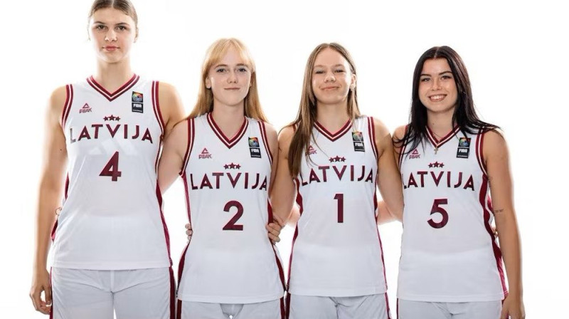 3x3 U18 meiteņu izlase. Foto: FIBA