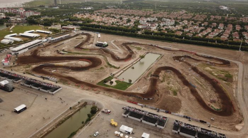 Šanhajas motokrosa trase. Foto: mxgp.com