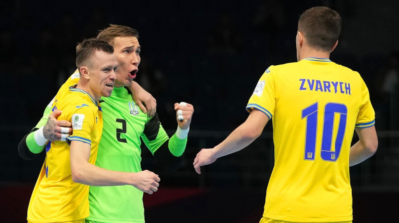 Ukrainas valstsvienības telpu futbolisti. Foto: FIFA