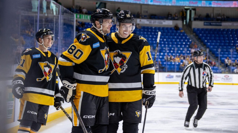 Raivis Ansons (Nr. 80). Foto: Wilkes-Barre/Scranton Penguins