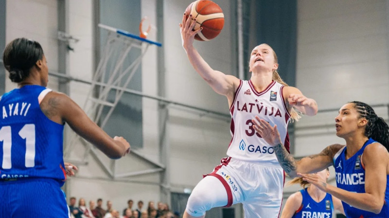 Kate Vilka 2024. gada 10. novembrī. Foto: Mikus Kļaviņš, FIBA