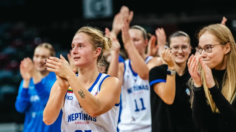 Kate Vilka 2024. gada 21. novembrī. Foto: EuroCup Women