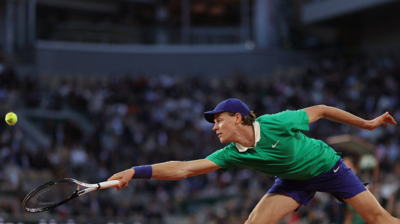 Janniks Sinners. Foto: Roland-Garros