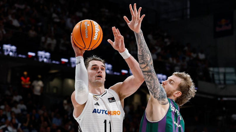 Mario Hezonja uzbrukumā. Foto: Real Madrid Baloncesto