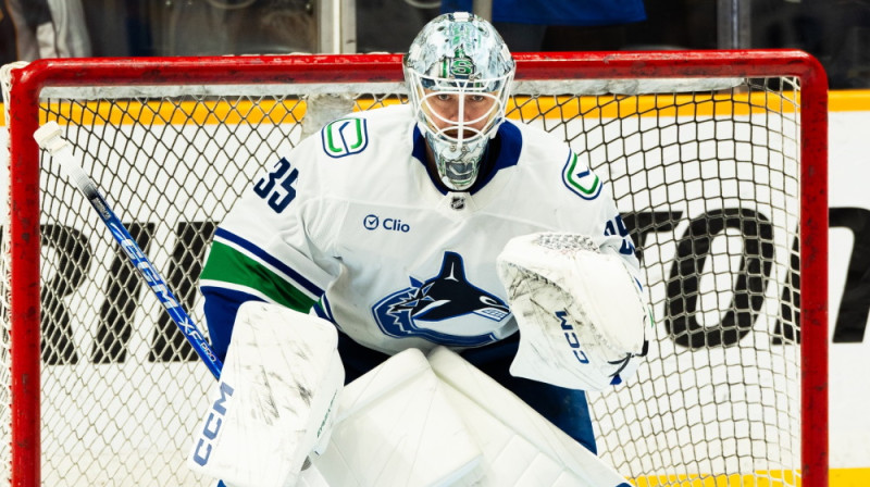 Tečers Demko. Foto: Vancouver Canucks