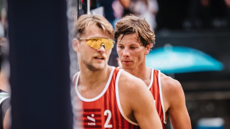 Artūrs Rinkevičs un Ardis Bedrītis. Foto: CEV