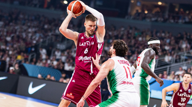 Kristaps Porziņģis. Foto: Mārtiņš Goldbergs