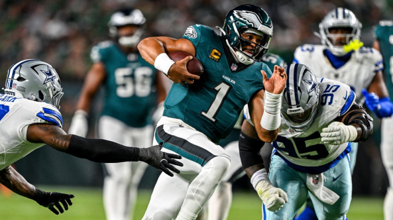 "Eagles" saspēles vadītājs Džeilens Hērtss. Foto: Philadelphia Eagles