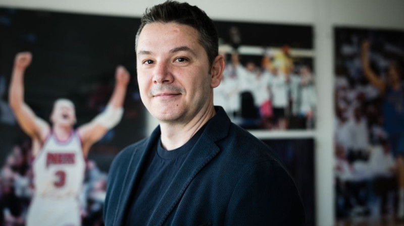 "NBA Europe" ģenerālmenedžeris Georgs Aivazoglu Foto: NBA