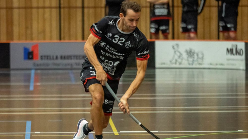 Andris Rajeckis, foto: Dani Ackermann, UHC Sarganserland