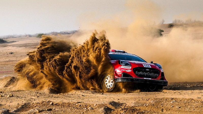 Mārtiņa Seska ekipāža. Foto: M-Sport