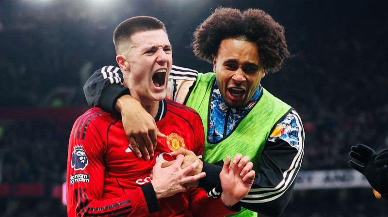 Beņamins Šeško. foto: Manchester United