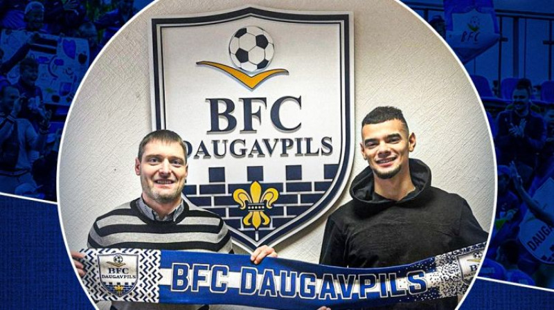 Nauris Mackevičs un Ziads Uleds. Foto: BFC Daugavpils