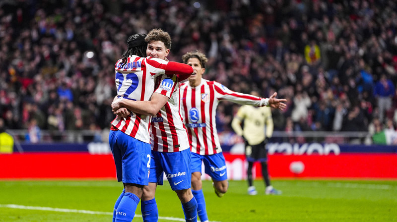 Madrides "Atletico" futbolisti. Foto: © Oscar J. Barroso/AFP7 via ZUMA Press Wire/Scanpix