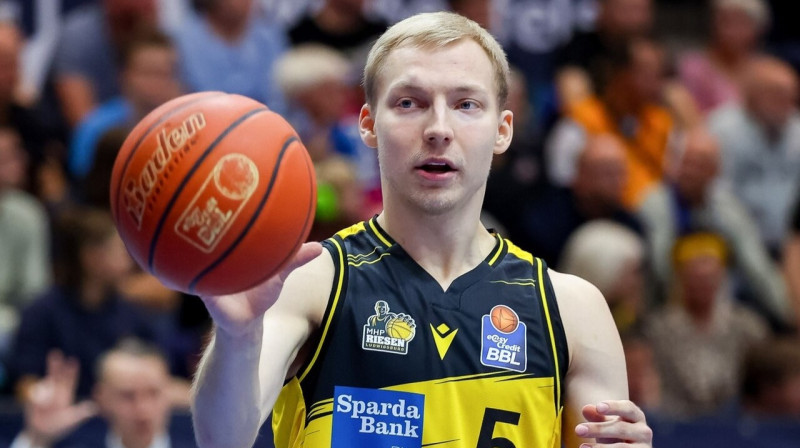 Toms Skuja. Foto: Laura Römer/MHP Riesen Ludwigsburg
